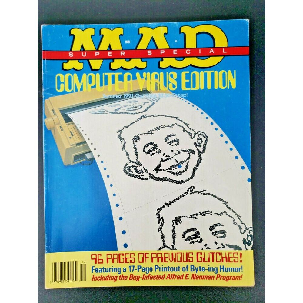 1991 MAD Magazine Big Book Summer Edition "Computer‎ Virus Edition" M 275